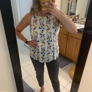 Floral light weight Tank